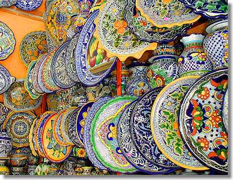 mexikanische Kunst in Puebla, Mexiko