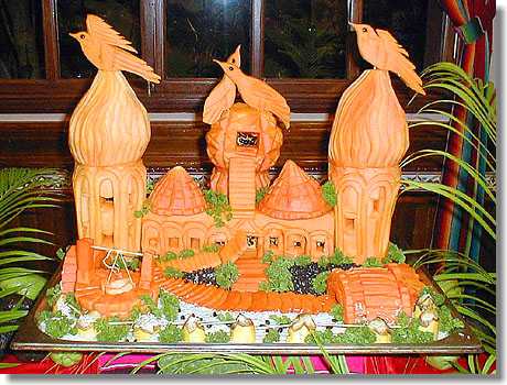 mexikanische K�nstler: Papaya-Kunst