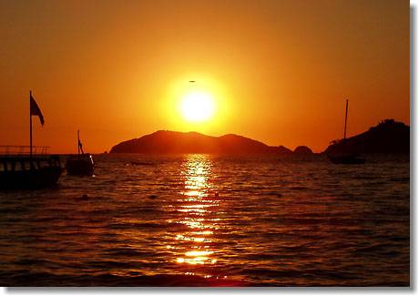 Sonnenuntergang in Acapulco