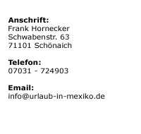 Impressum - Urlaub-in-Mexiko