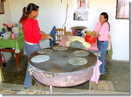 Tortilla-Herstellung in Mexiko